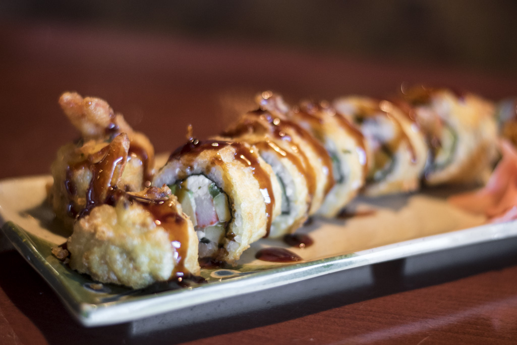 The Seis Avenida Roll at Sushi Lounge (Credit: Jackie Tran)