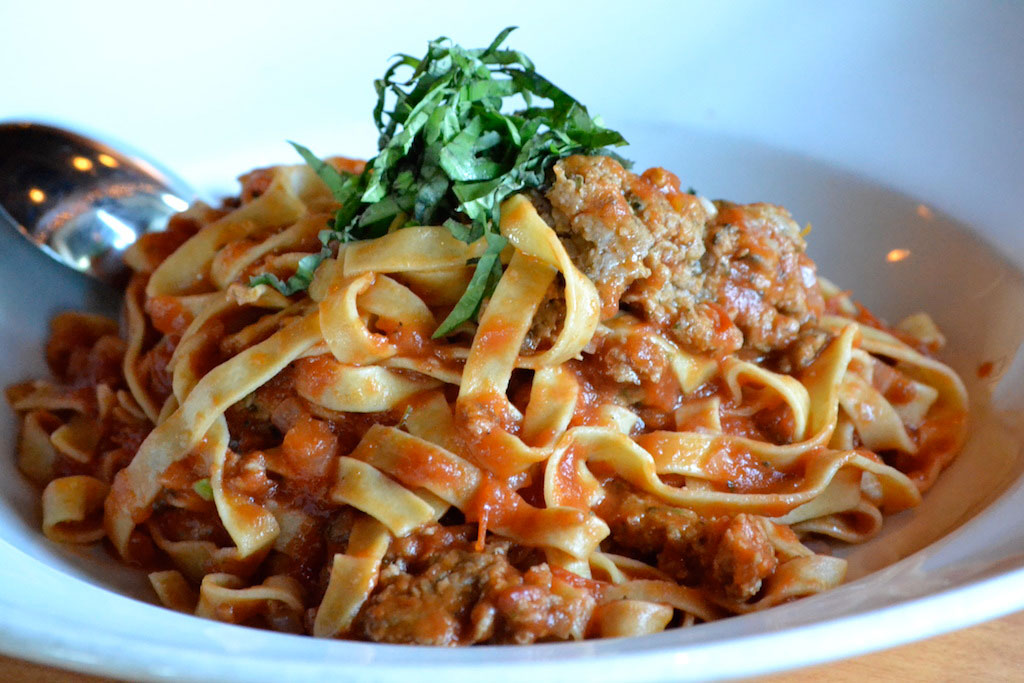 Rigatoni Bolognese at Zona 78 (Credit: Lacey & Suede)