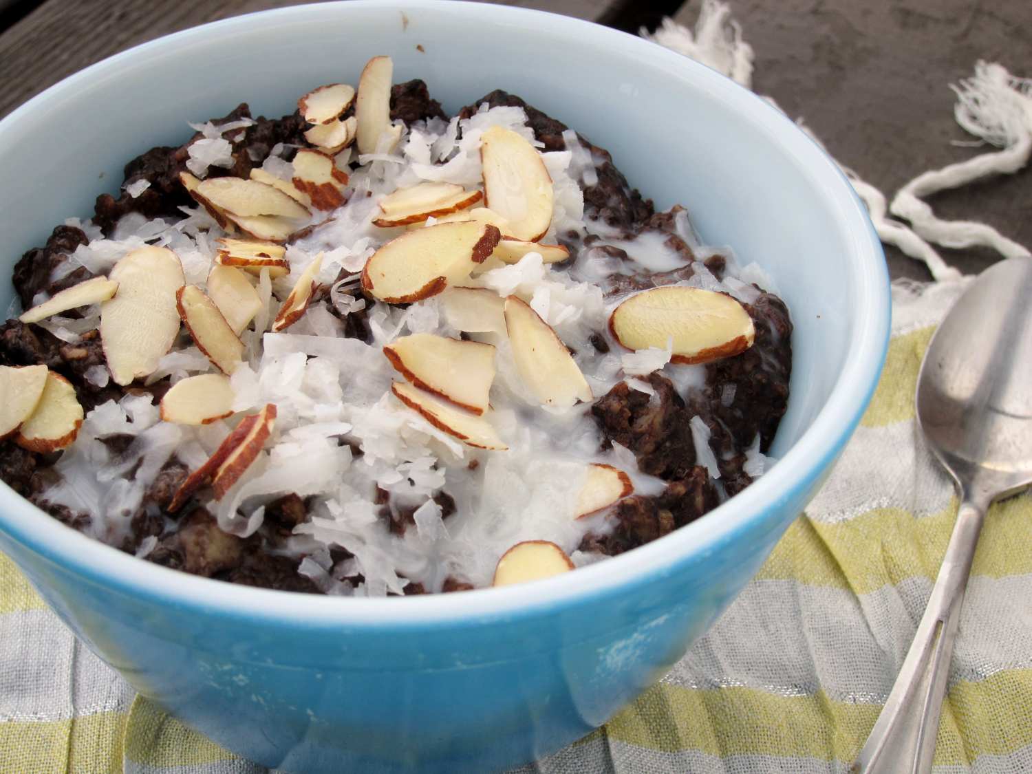 Almond Joy Oatmeal from The Oatmeal Artist