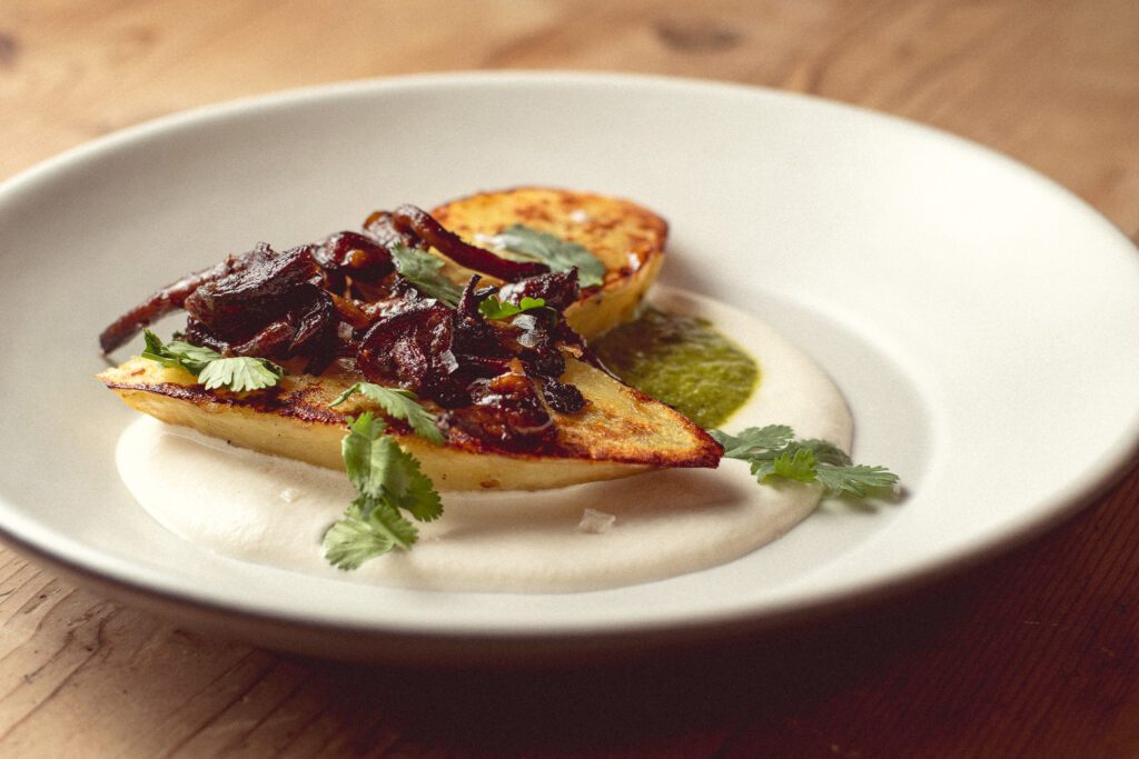 Seared Sweet Potato at 5 Points (Photo by Jackie Tran)