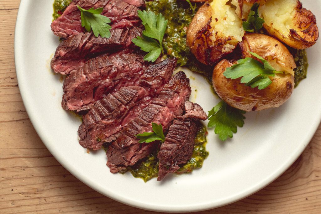 Argentinian Steak at 5 Points (Photo by Jackie Tran)