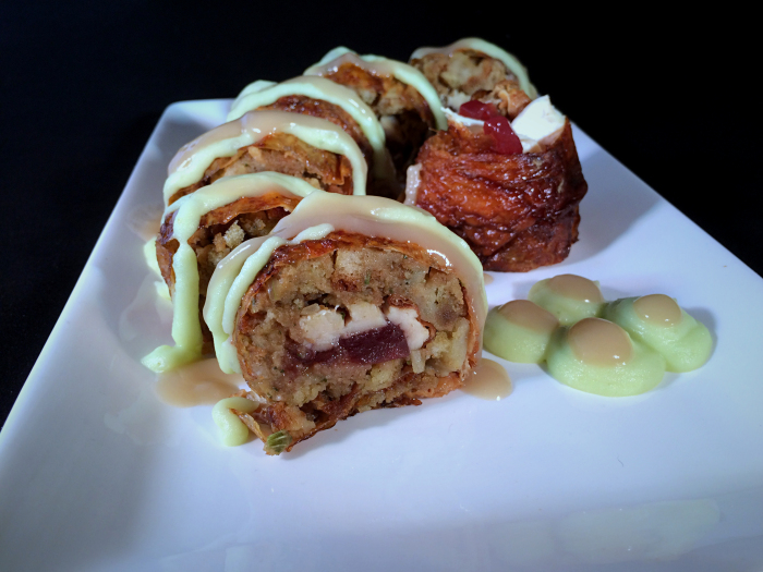Thanksgiving Sushi (Photo & Recipe Credit: The Vulgar Chef)