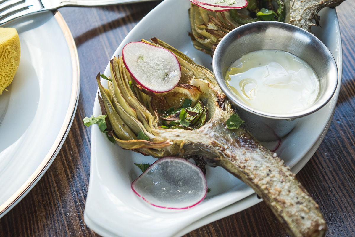 Artichoke Al Horno at Charro del Rey (Credit: Jackie Tran)