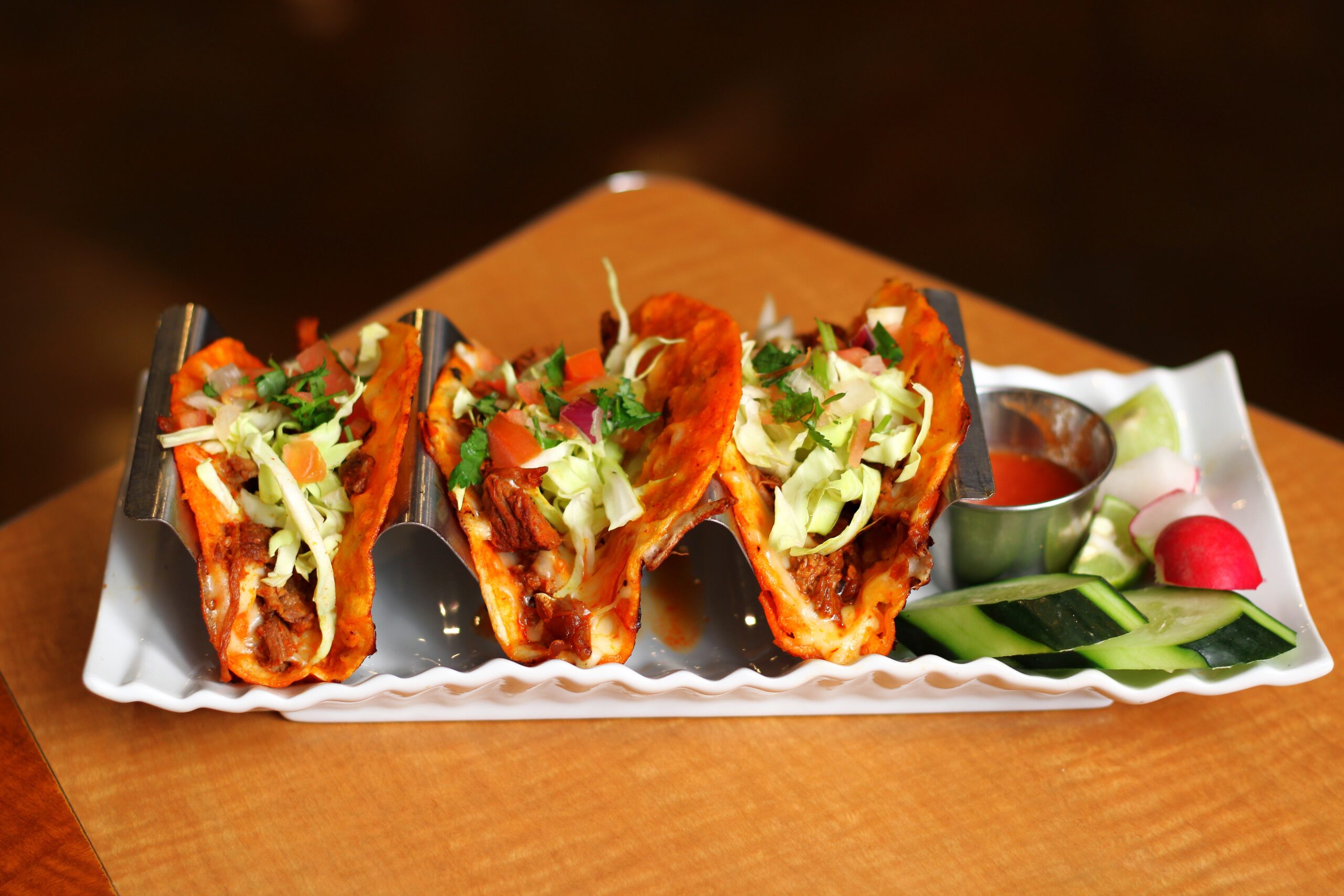 Birria Tacos at Ajuua Mexican Restuarant (Photo by Mark Whittaker)