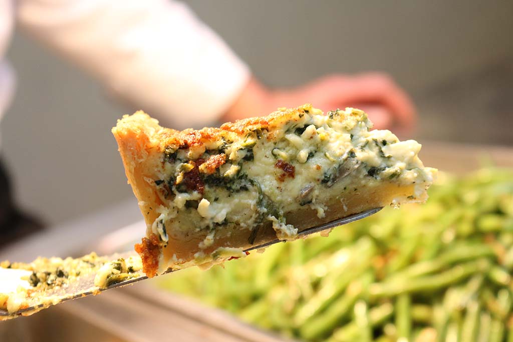 Quiche at the Arizona Room