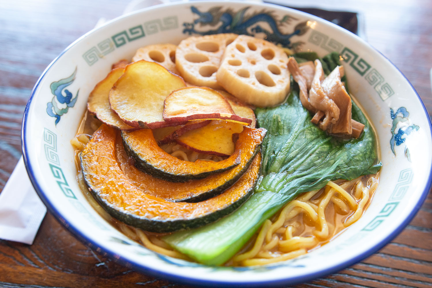 Autumn Veggie Ramen at Maru Japanese Noodle Shop