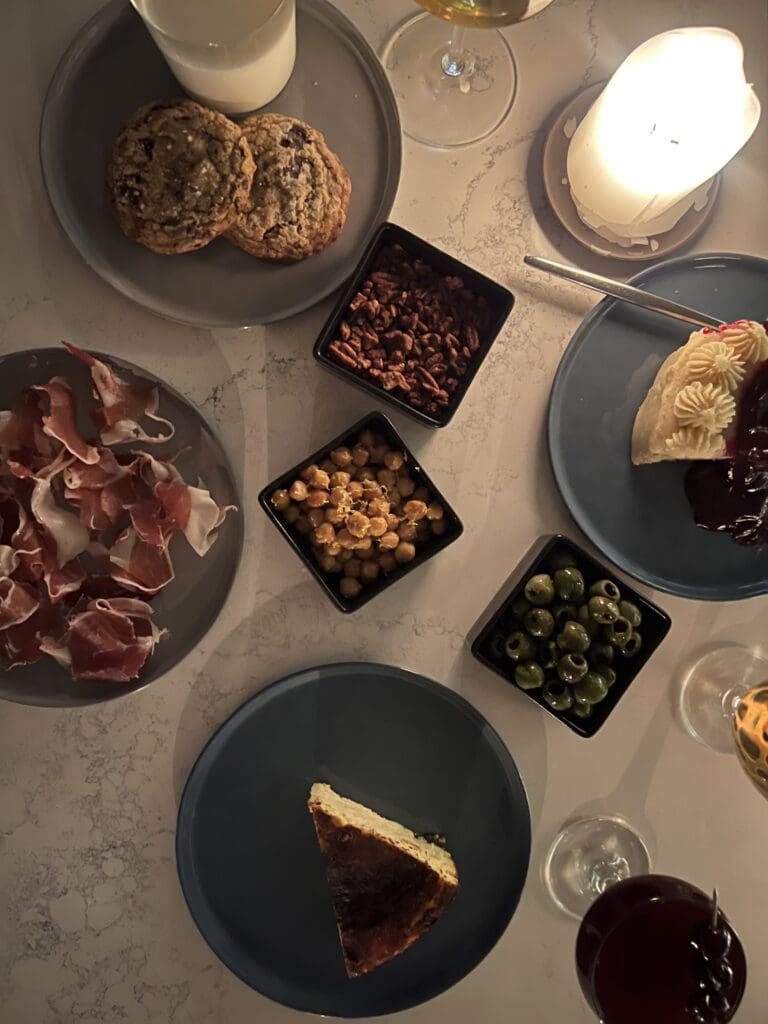 a bunch of food on a plate