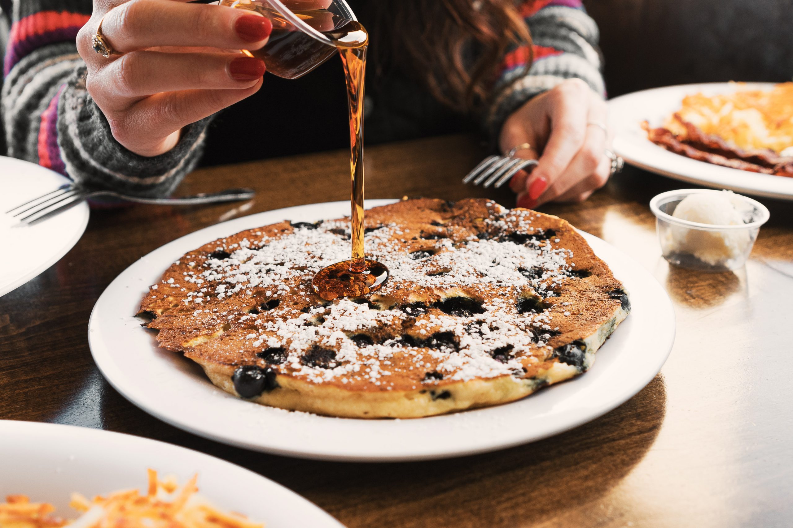 Blueberry Pancake at Baja Cafe