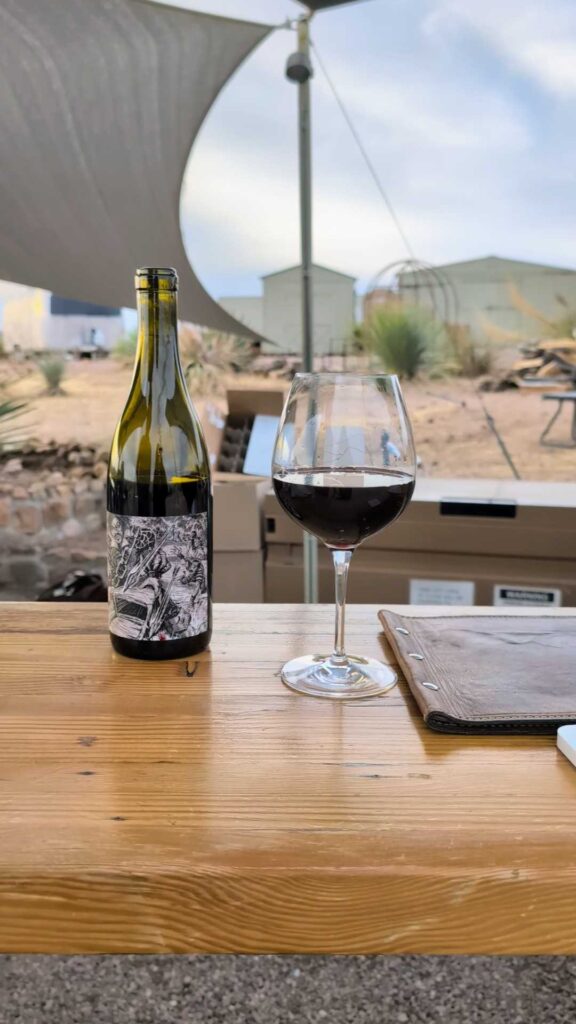The wild Syrah from Rune Winery (Photo Addie Ibarra)