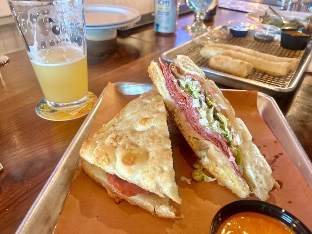 Italian sandwich at Transplant Pizza (Photo by Matt Sterner)