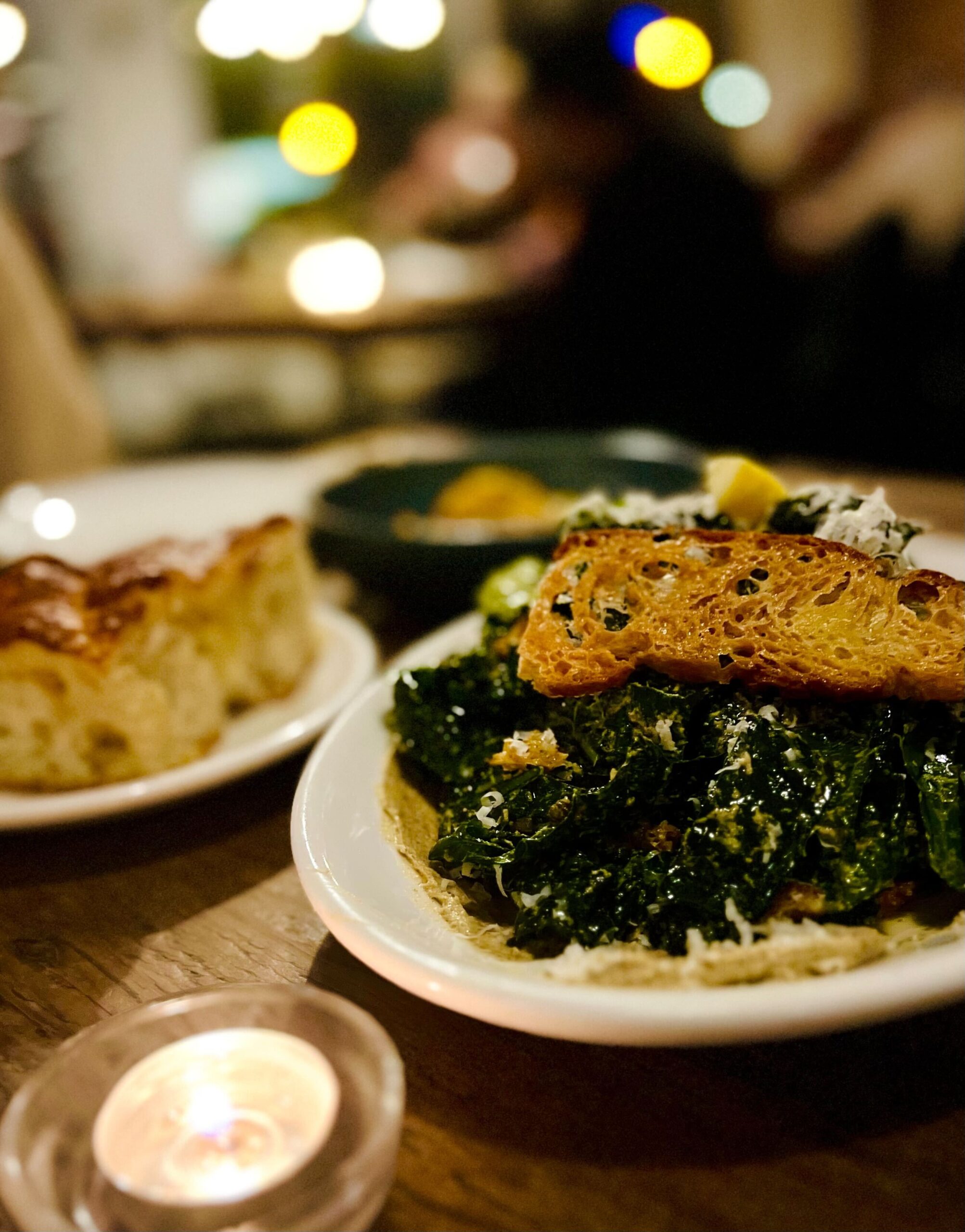 Kale Caesar Salad at 5 Points (Photo by Feng-Feng Yeh)
