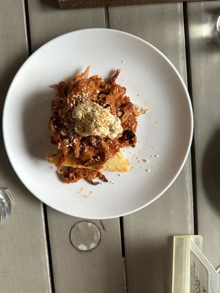 a bowl of food on a plate
