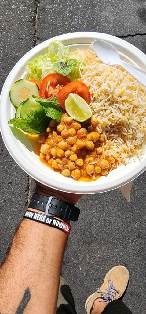 a bowl of food on a plate