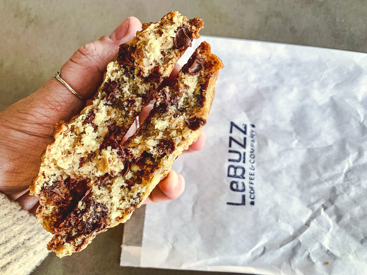Le Buzz Cookie at Le Buzz Cafe (Credit: Kate Severino)