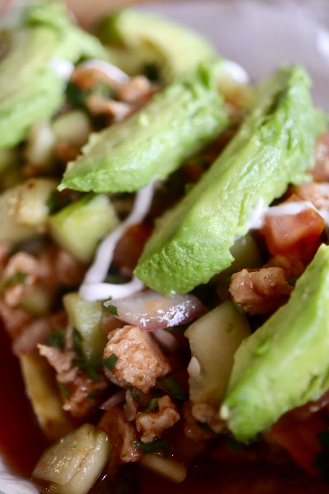 Vegan Ceviche at Ensanada Street Food