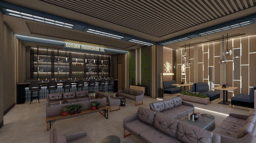 Rendering of Sonora Moonshine Company (Photo courtesy of Borderlands Brewing)