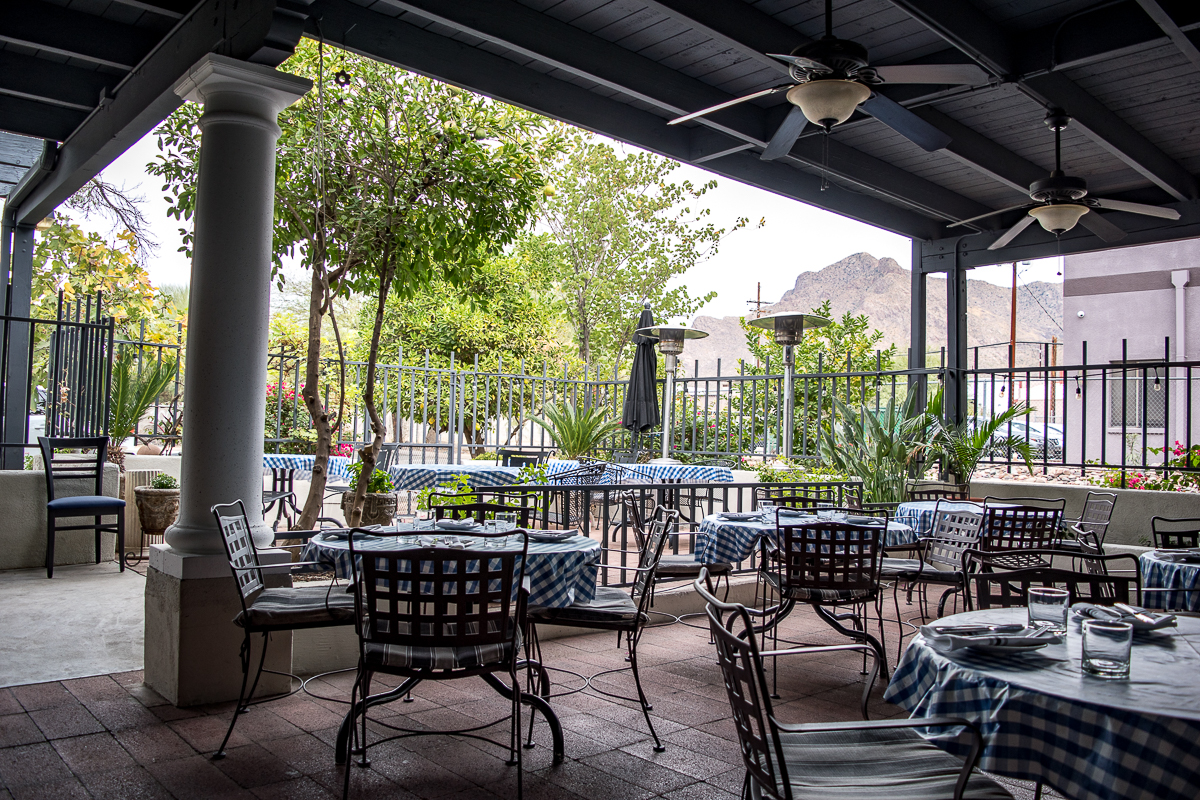 Patio at Bottega Michelangelo (Credit: Jackie Tran)