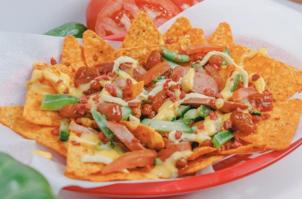 a plate of food