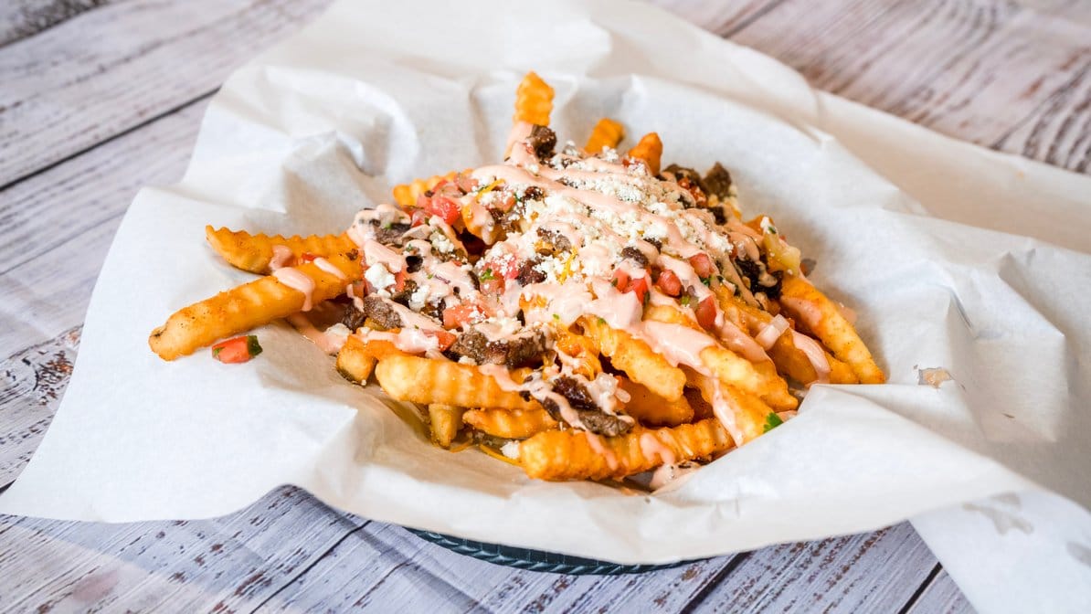 Lucha Fries at Buena Vida