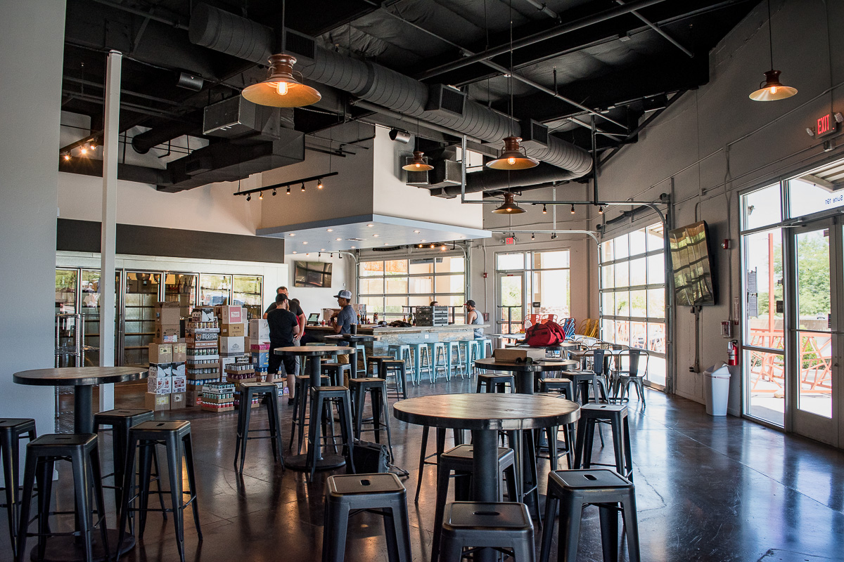 Interior in progress at Casa Marana Craft Beer + Wine (Credit: Jackie Tran)