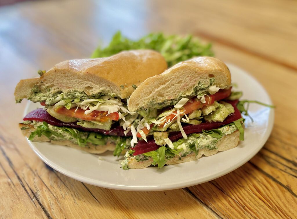 Green Goddess Chicken Sandwich (Photo courtesy of Ghini's French Caffe)