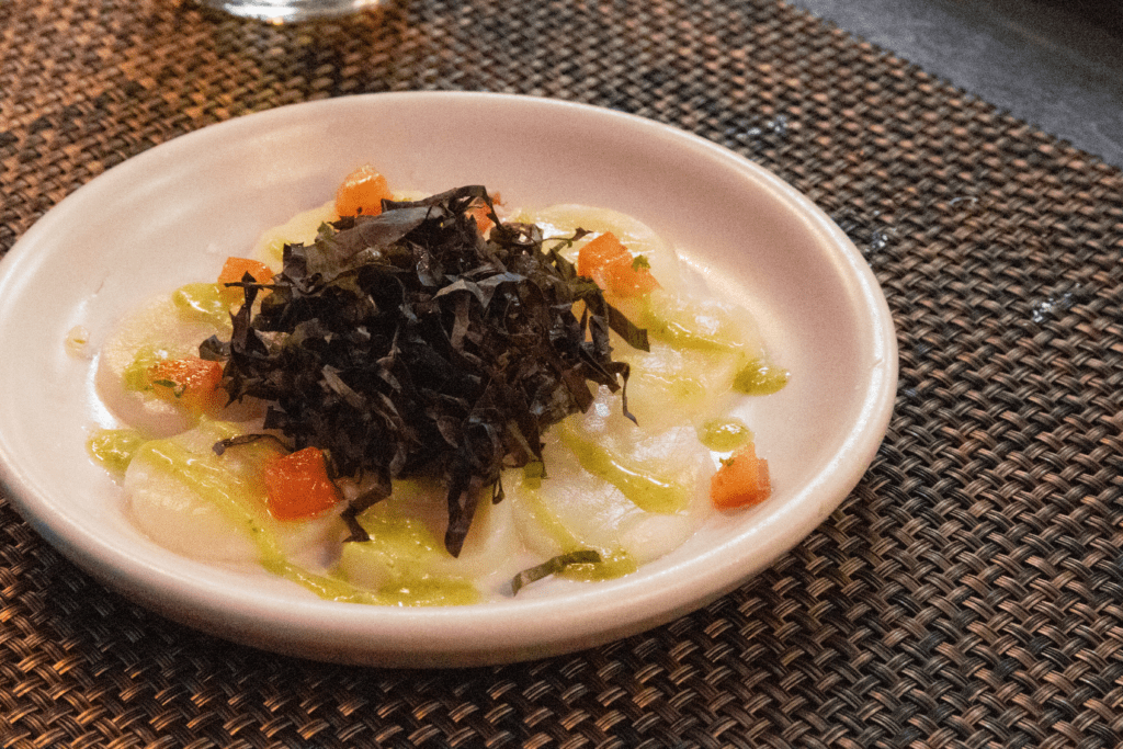 a bowl of food on a plate