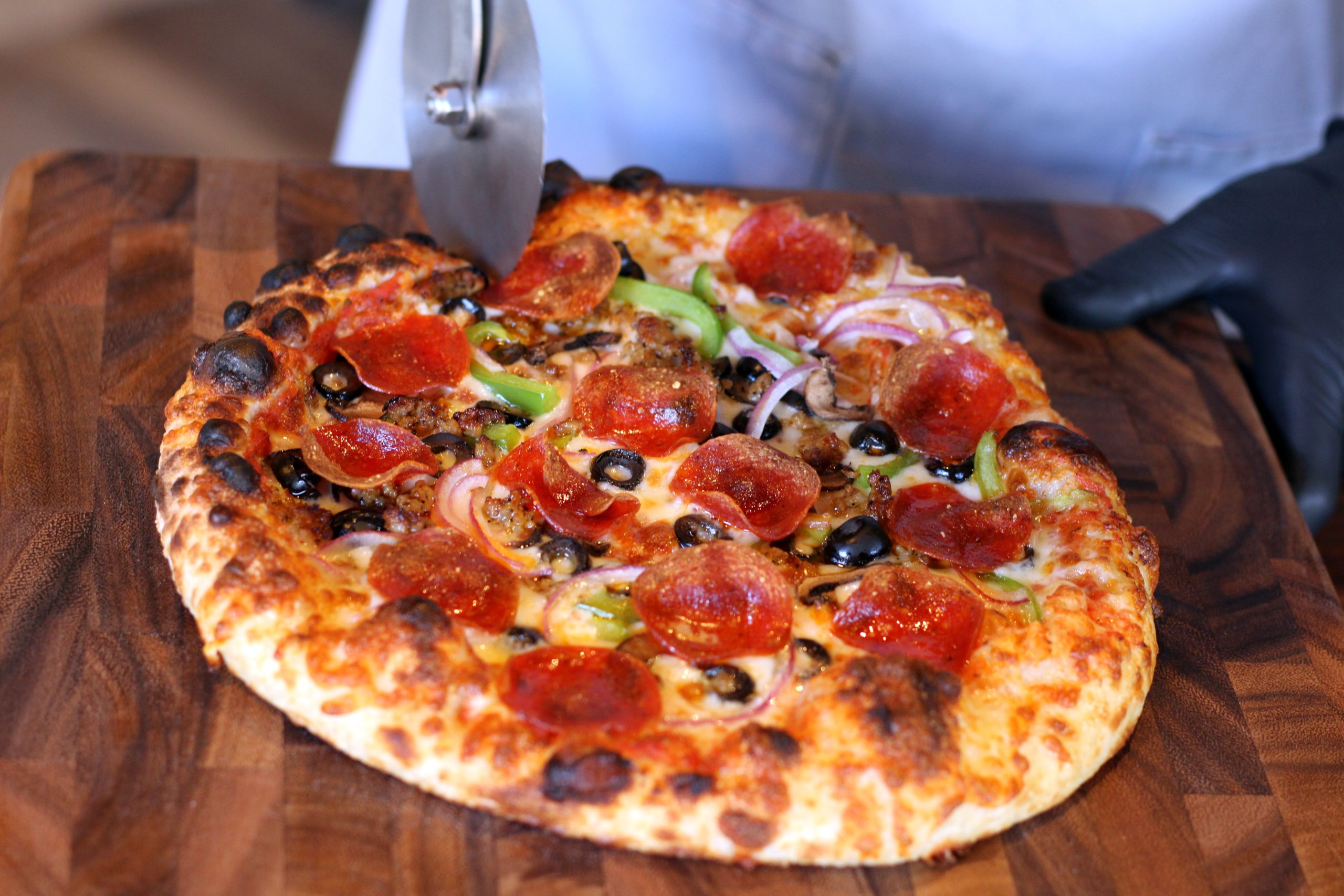 Extreme Supreme pizza at Ciao Down