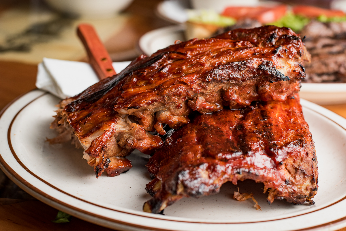 Full rack of Baby Back Pork Ribs at Cody's Beef 'n Beans (Credit: Jackie Tran)