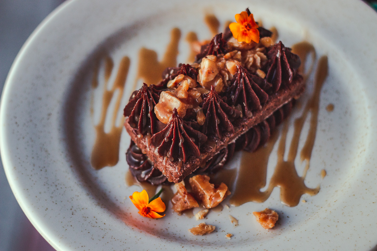 Chocolate dessert at Commoner & Co.