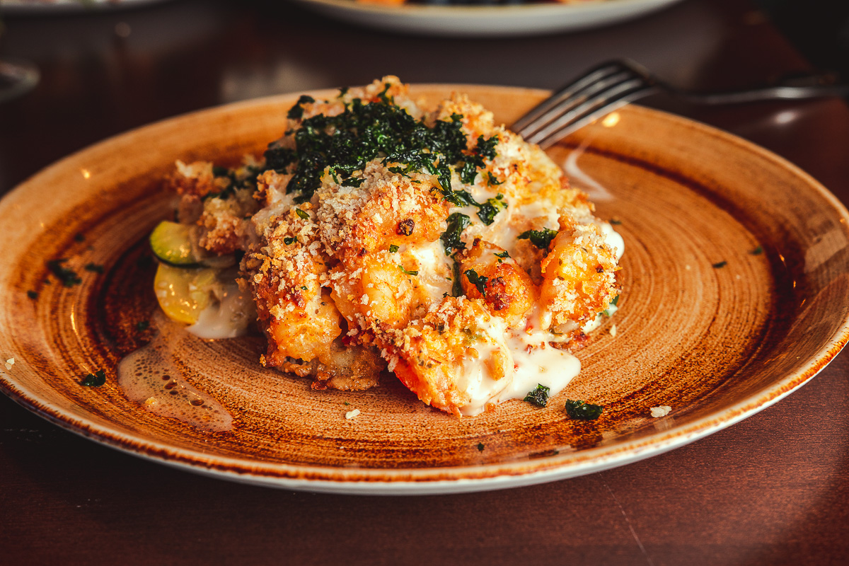 Shrimp-stuffed Flounder at Copper Rock Craft Eatery (Credit: Jackie Tran)
