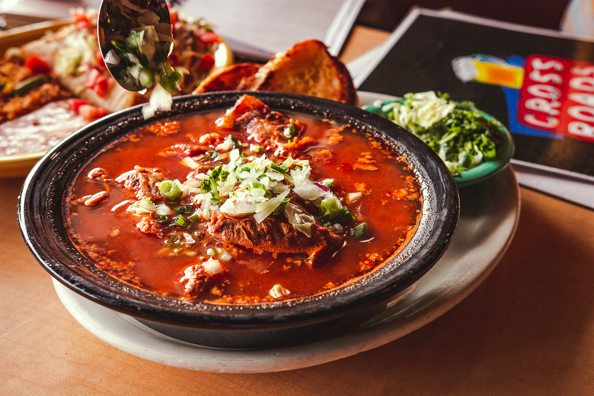 Pozole at Crossroads Restaurant (Credit: Jackie Tran)