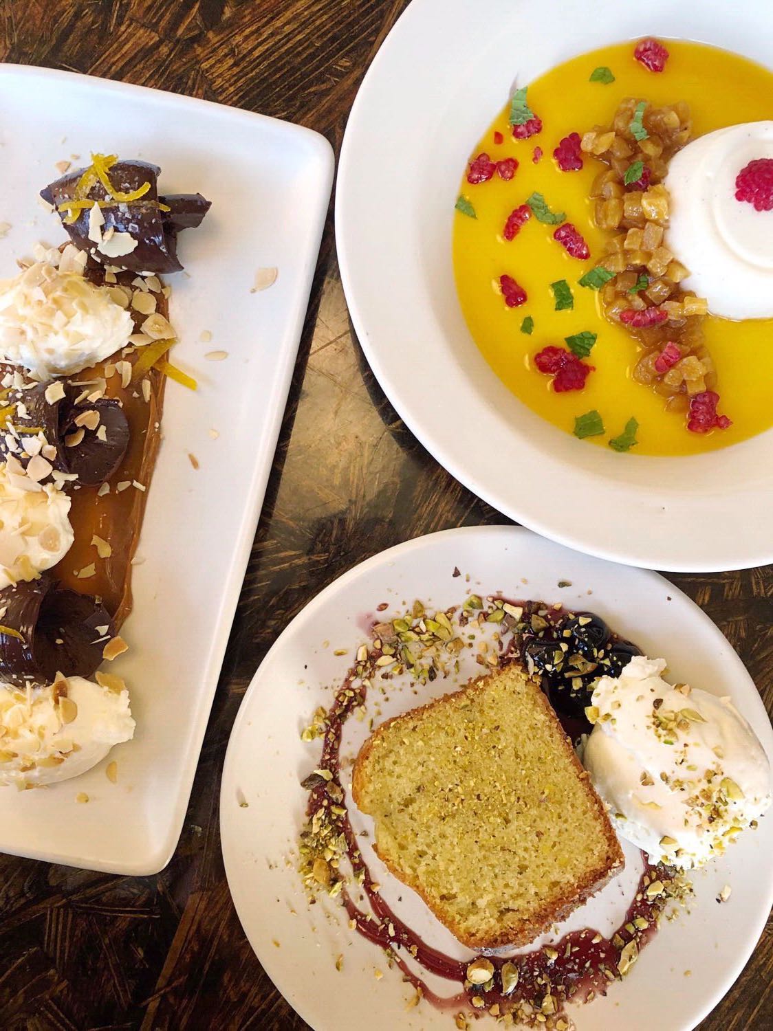 Desserts at Tito & Pep