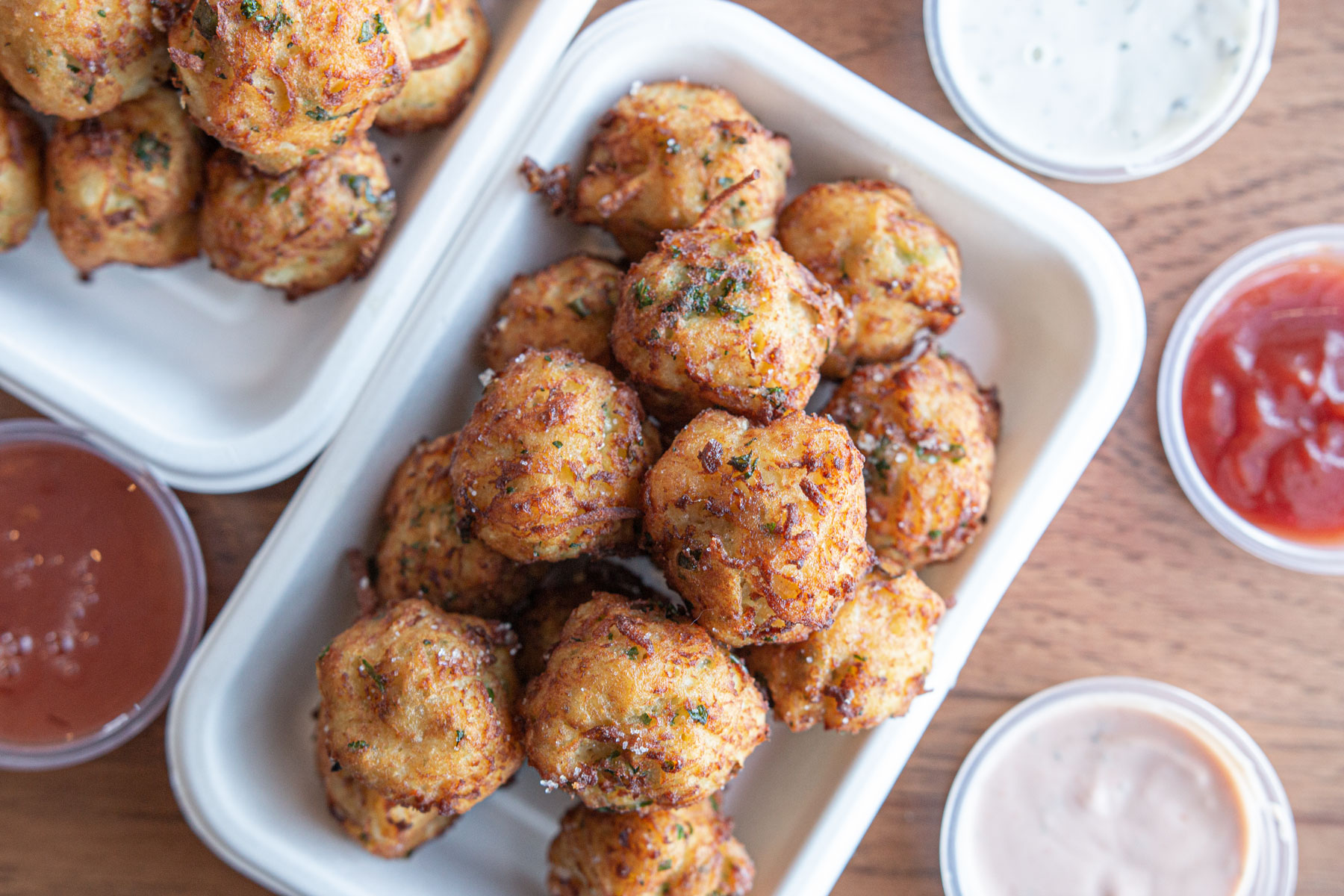 Divine Bovine tater tots (Photo by Adam Lehrman)