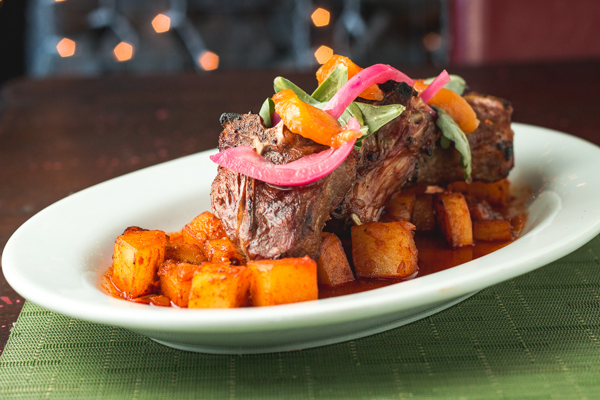 Grilled Lamb Chops at DOWNTOWN Kitchen + Cocktails