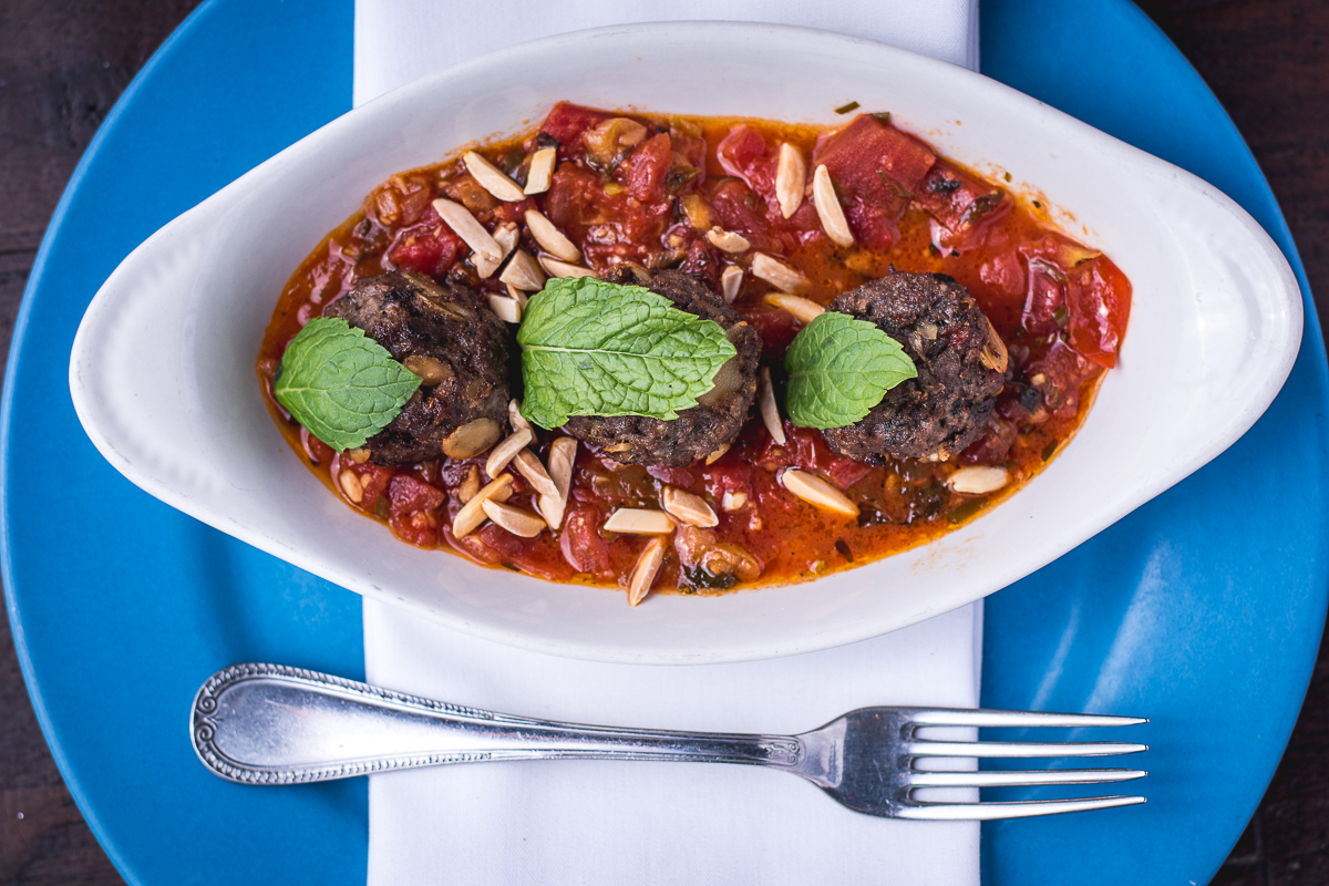 Beef Meatballs Channel the Essence of Lebanon at DOWNTOWN Kitchen + Cocktails (Credit: Jackie Tran)