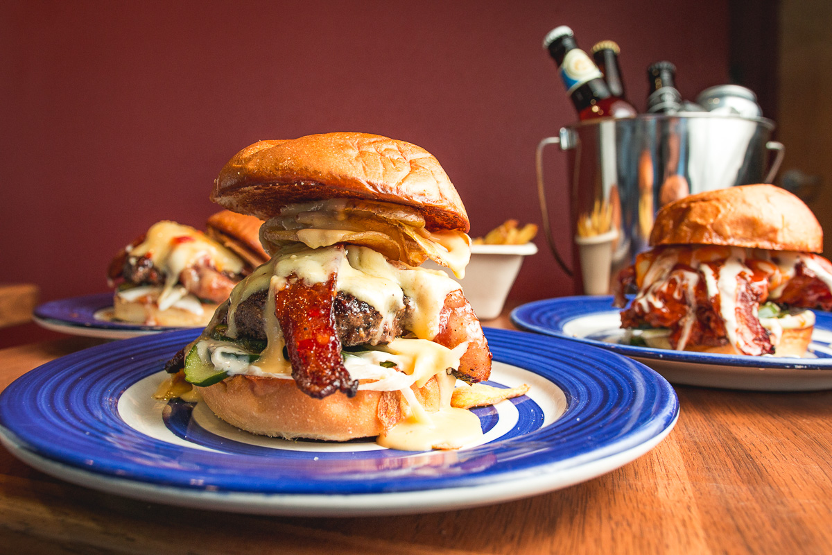 Burger at Divine Bovine (Credit: Jackie Tran)