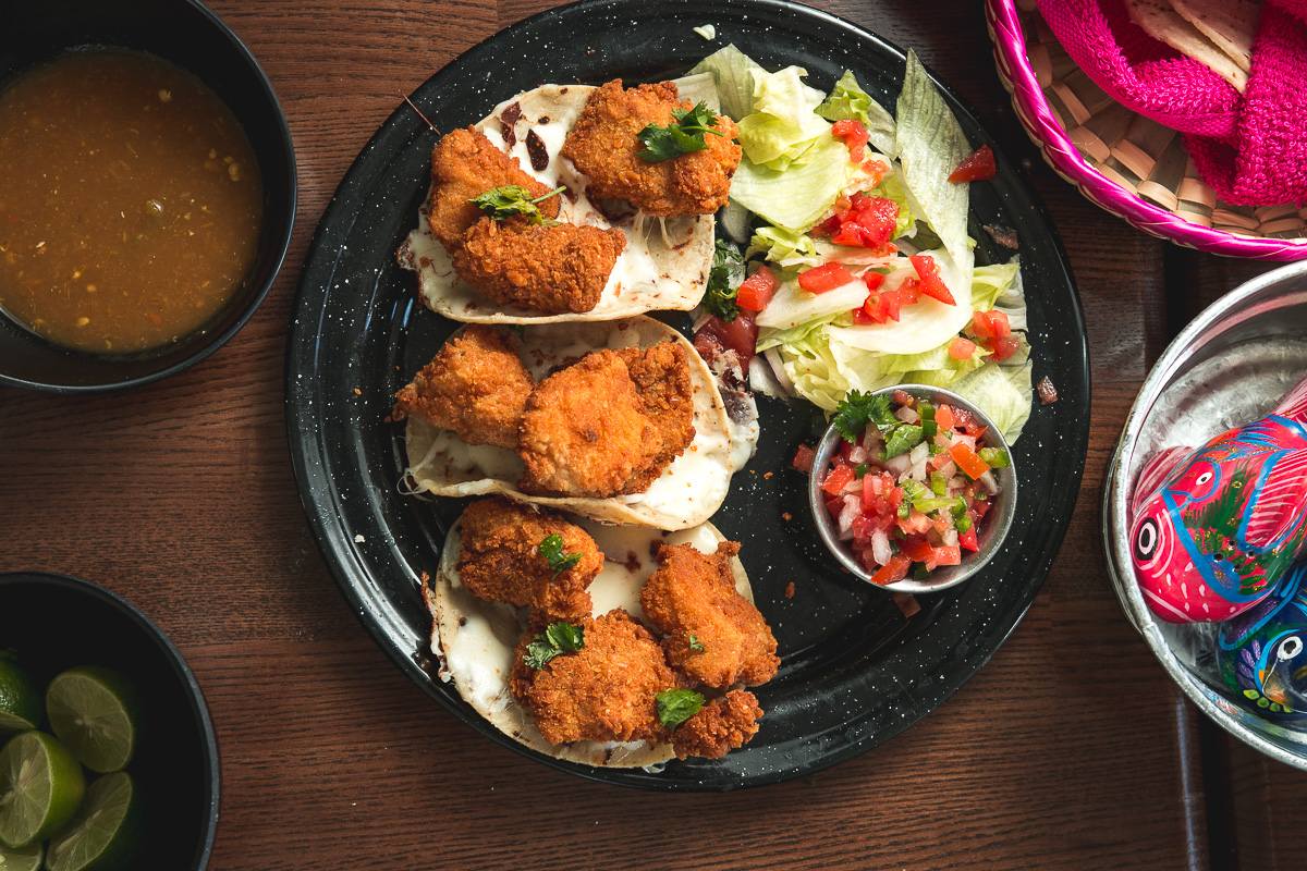 Tacos de Pescado at Mestizos (Credit: Jackie Tran)