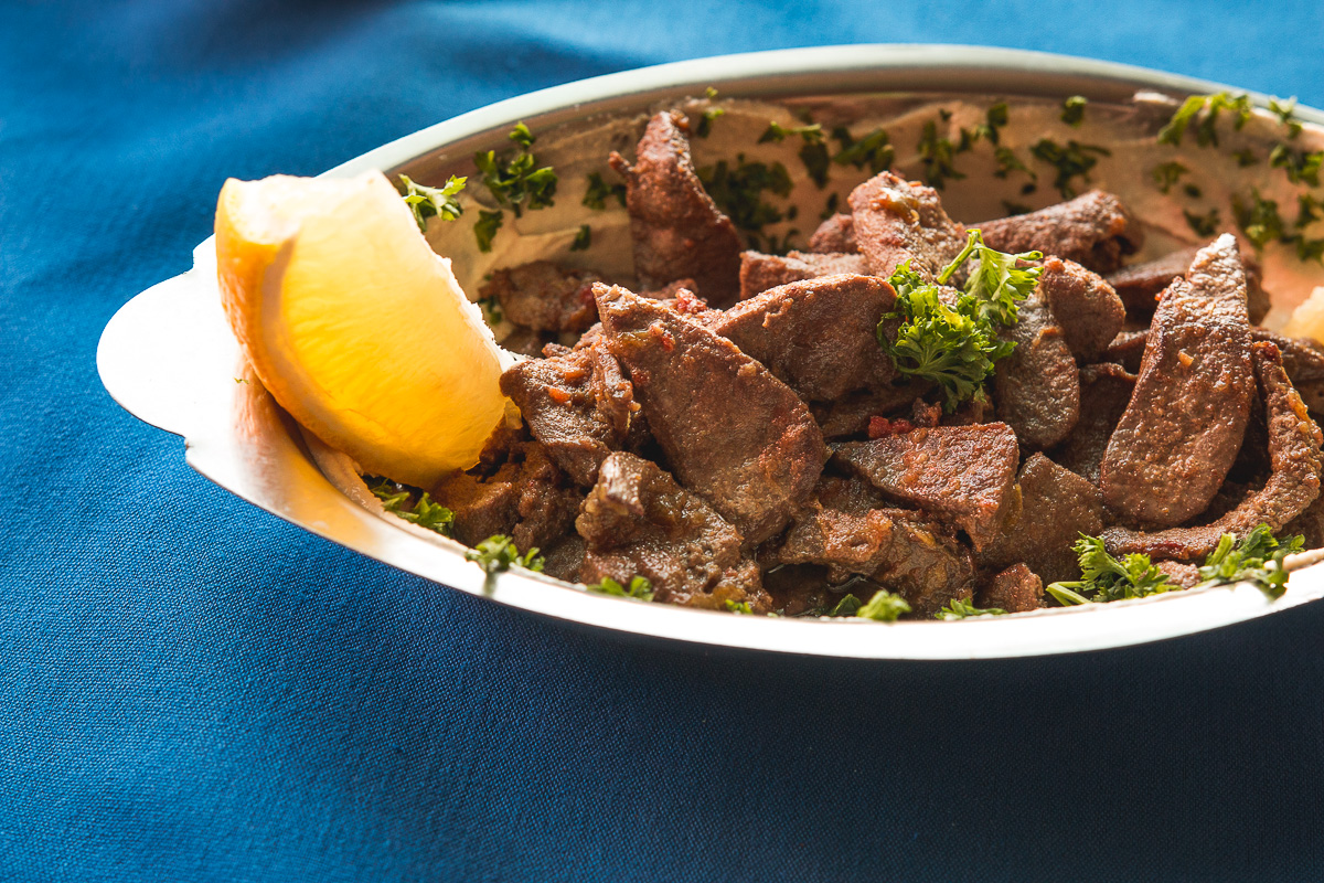 Alexandrian Beef Liver at Alexandria's Pearl (Credit: Jackie Tran)