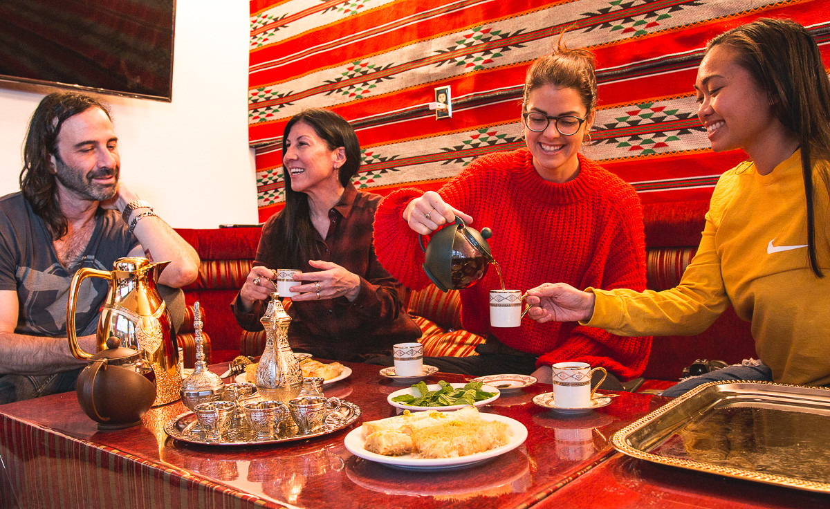 Tea and dessert at Alexandria's Pearl (Credit: Jackie Tran)