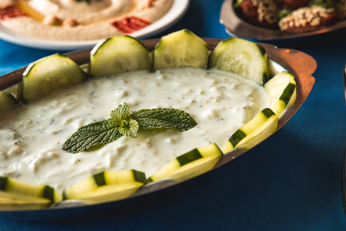 Yogurt & Cucumber at Alexandria's Pearl (Credit: Jackie Tran)