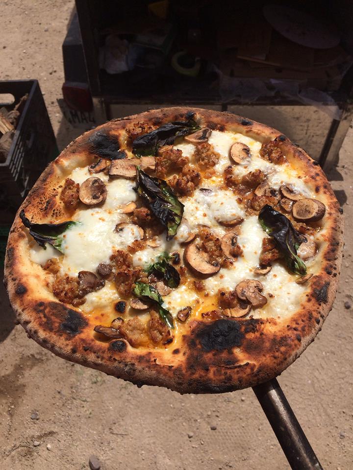 Carciofi e Fungi from Fiamme Pizza Napoletana