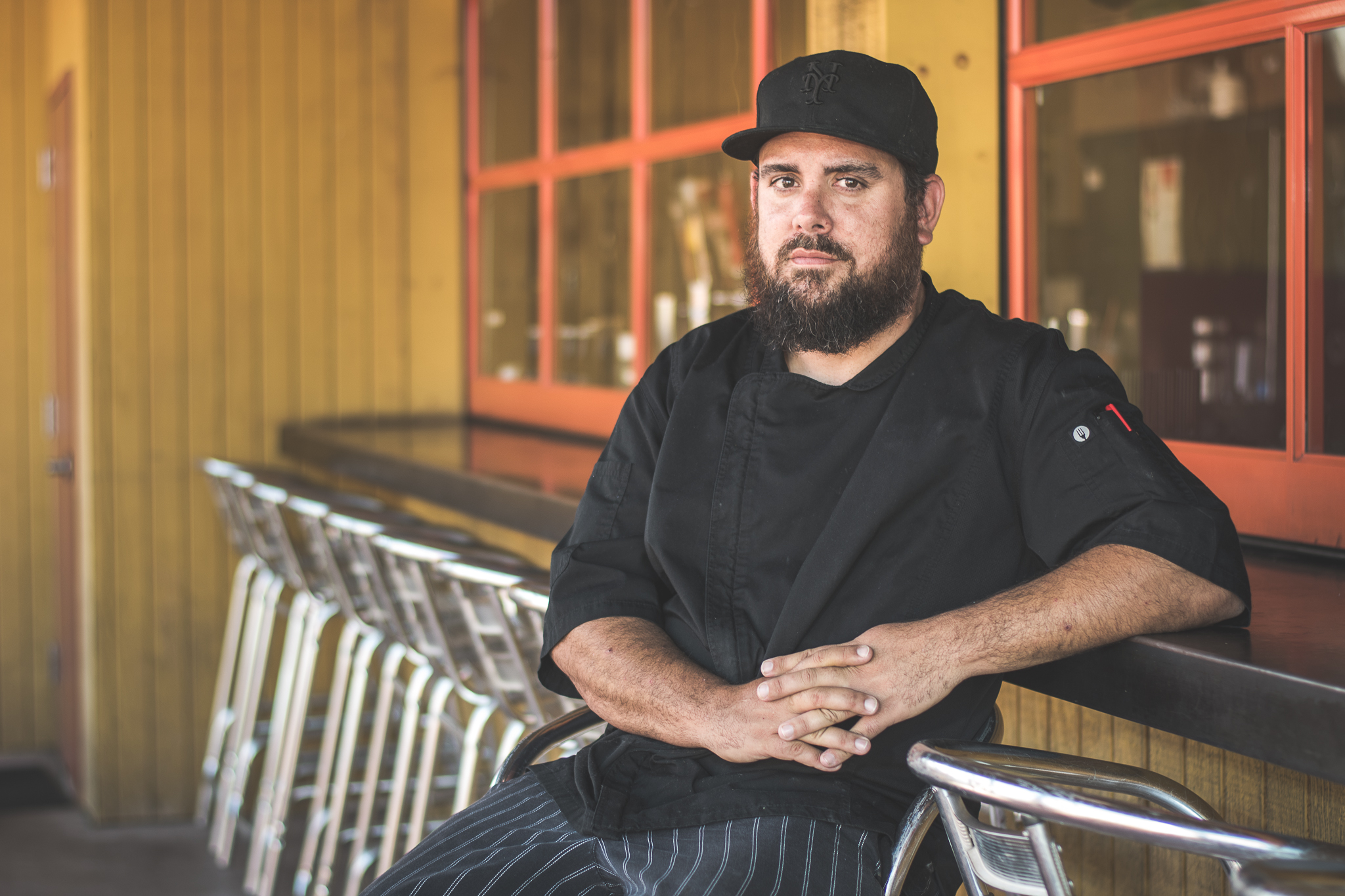 Executive chef CJ Hamm at Saguaro Corners (Credit: Jackie Tran)