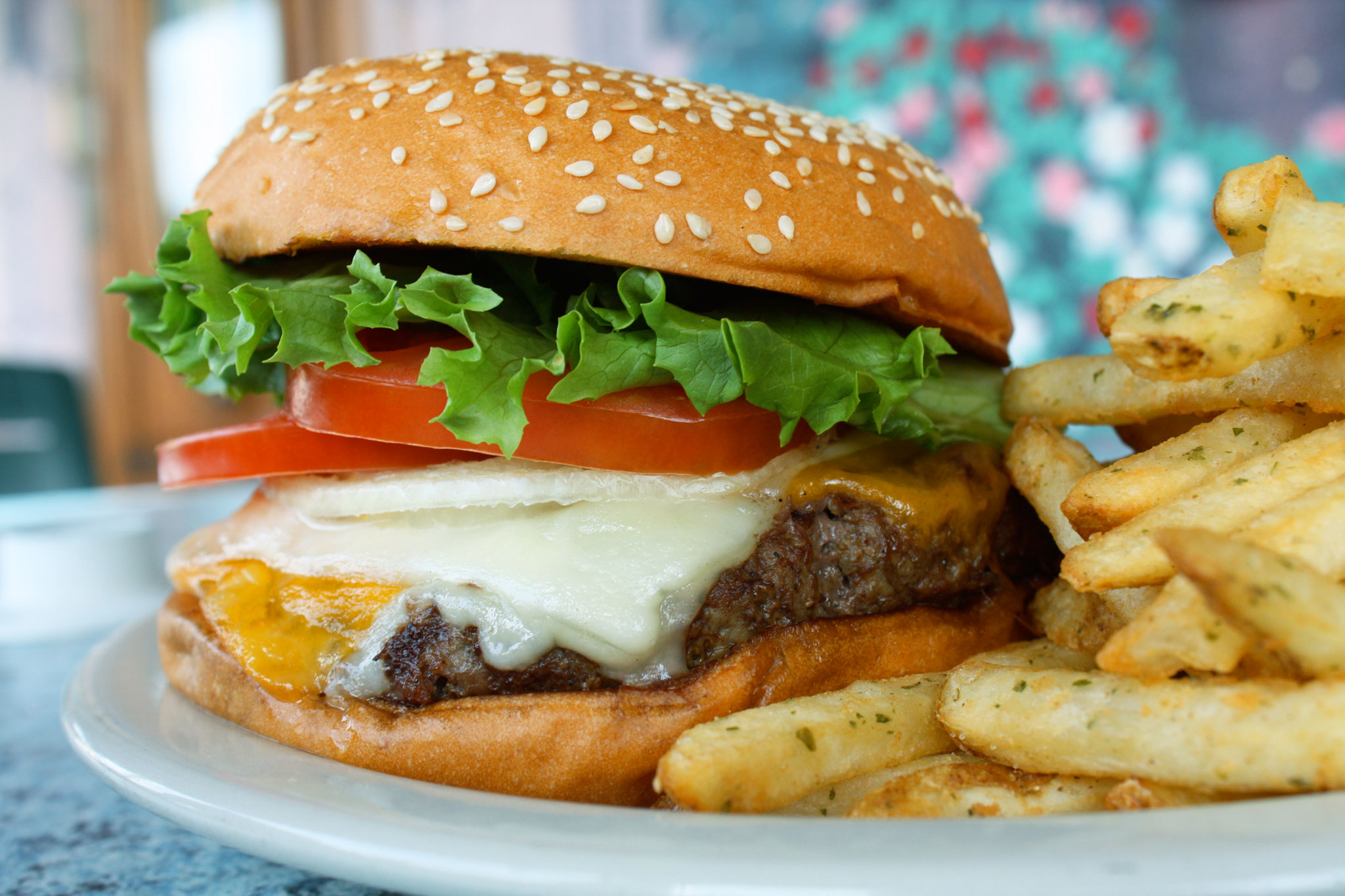 Burger at Red Garter in Tucson