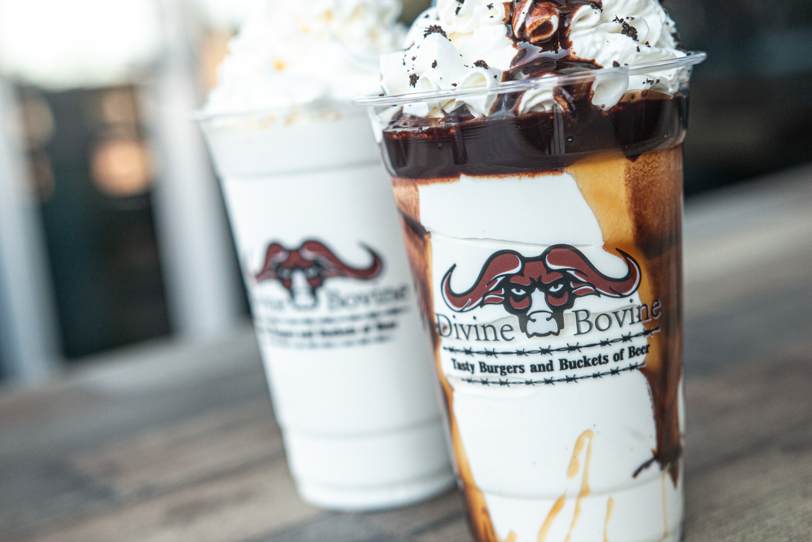 Milkshakes at Divine Bovine