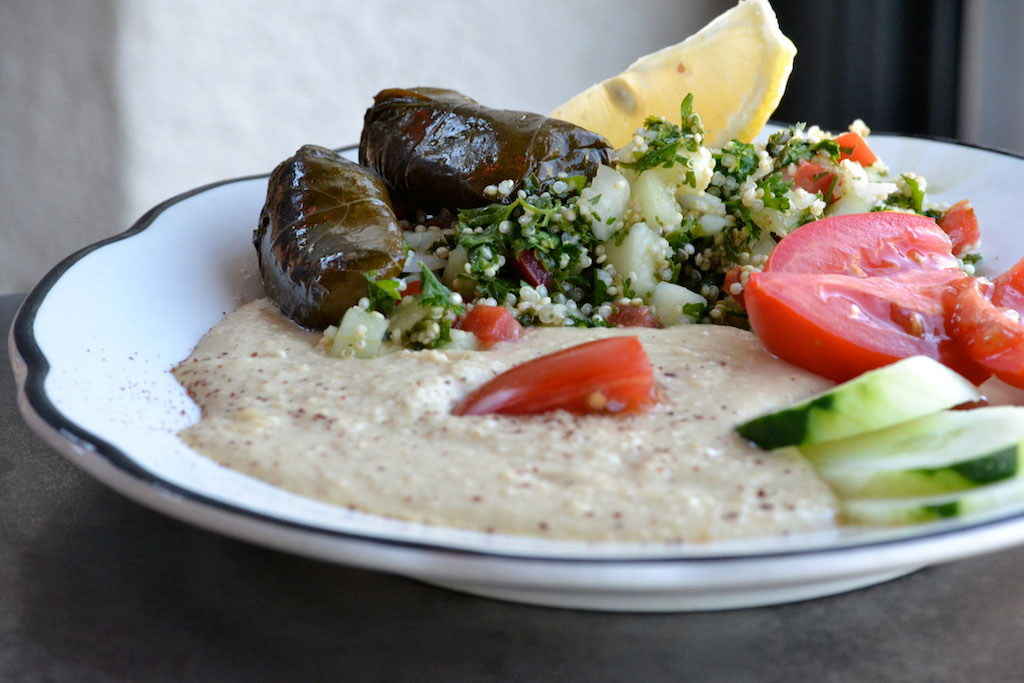 Hummus Plate at Time Market (Credit: Lacey & Suede)