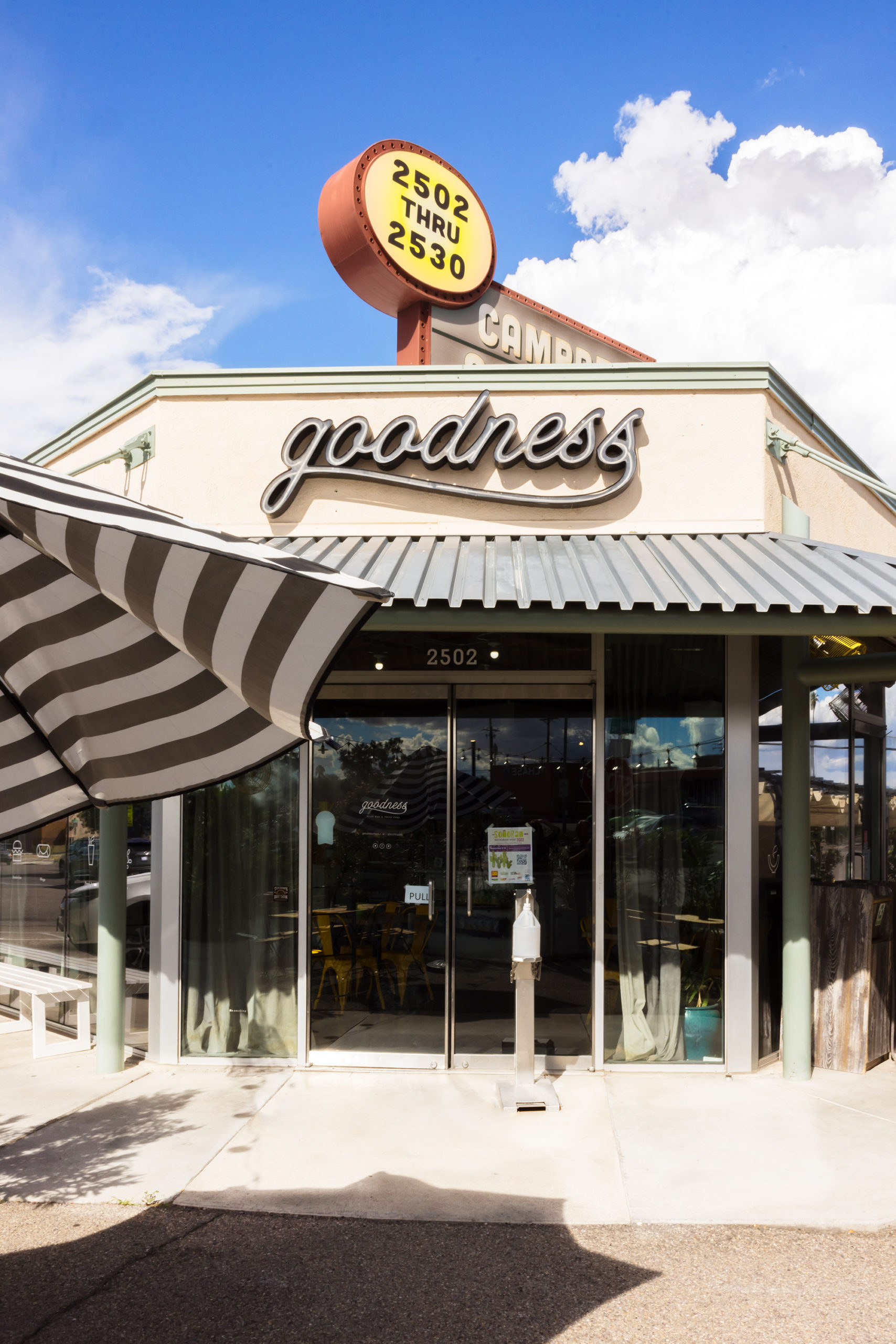 Facade of Goodness on Campbell (Photo by Anna Smirnova)