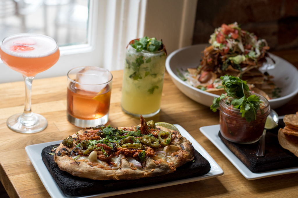 Happy hour items at Pasco Kitchen & Lounge (Credit: Jackie Tran)
