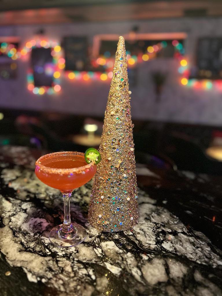 Spicy Pomegranate Raspberry Martini (Photo courtesy of The Nugget)