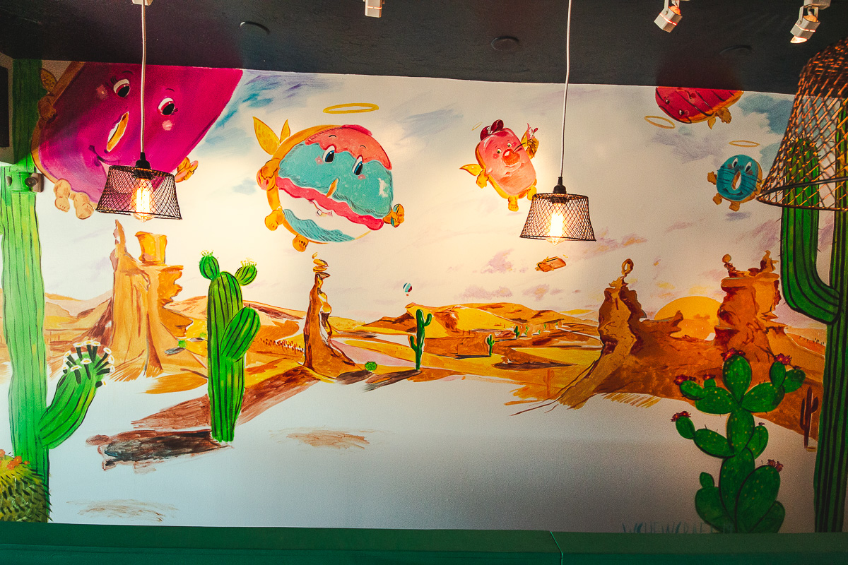 Mural at Holy Donuts (Credit: Jackie Tran)
