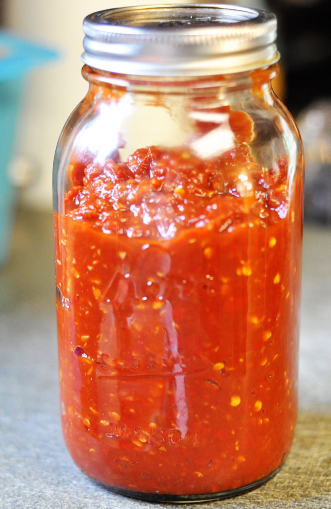 Homemade Sriracha Sauce